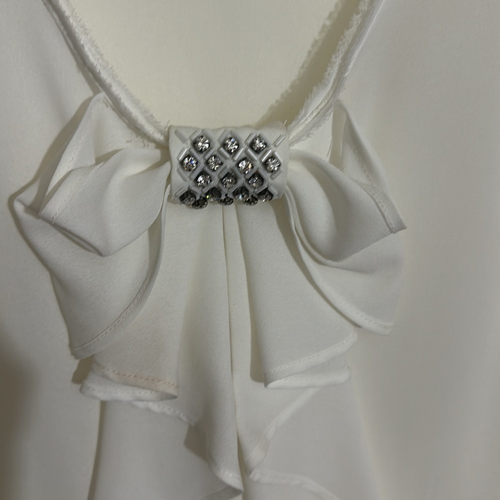 Jennifer Lopez, white sleeveless blouse, size‎ L - Picture 2 of 3